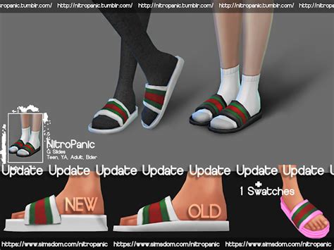 sims 4 gucci slides